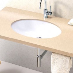 Iš apačios įmontuojamas praustuvas Villeroy&Boch Evana 45,5x30,5 cm