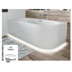 Отдельностоящая угловая акриловая ванна Riho Desire Corner 184x84 см
