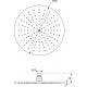 Ideal Standard lietaus dušo galva 300 mm su silikoniais purkštukais