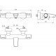 Термостатический смеситель для Ванны Ceratherm T50, A7223AA