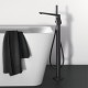 Ideal Standard Tonic II maišytuvas voniai montuojams į grindis, matinė juoda