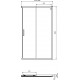 Ideal Standard CONNECT 2 dušo kabinos slankios durys, matinė juoda (kaina už vienas duris)