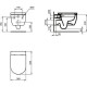 Ideal Standard Pakabinamas klozetas Blend Curve su dangčiu