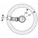 Geberit dušo padėklo sifonas UNIFLEX, 90 mm