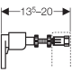Geberit distanciniai laikikliai, skirti Duofix rėmams