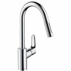 Hansgrohe Focus virtuvės maišytuvas su ištraukiama galvute