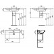 Ideal Standard Connect spare pakabinamas praustuvas